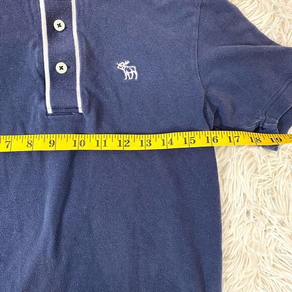 Abercrombie & Fitch Small Cotton Muscle Short Sleeve Collared Shirt - Picture 5 of 6